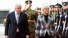 Arvydas Anu&scaron;auskas ir Christine Lambrecht