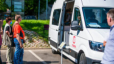 Naujojoje Vilnioje mobilusis vakcinacijos centras