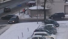 &Scaron;iaulių gatvės virto čiuožykla