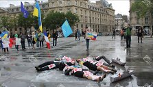 Protesto akcija prie&scaron; "Mistral" pardavimą
