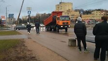 Nutrauktas troleibusų laidas