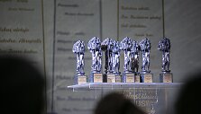 &Scaron;v. Kristoforo statulėlės įteikimo akimirka
