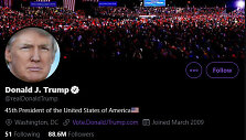 Donaldo Trumpo &bdquo;Twitter&ldquo; paskyra