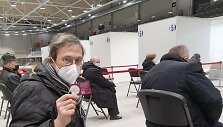Liudas Mažylis gavo pirmąjį skiepą nuo COVID-19