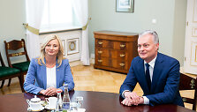 Rita Tama&scaron;unienė ir Gitanas Nausėda