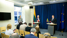 Lietuvos ir Lenkijos užsienio reikalų ministrų spaudos konferencija