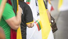 Gyva grandinė &bdquo;Baltijos kelias &ndash; tai mes&ldquo; akimirka