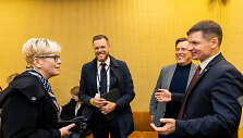 Ingrida &Scaron;imonytė, Gabrielius Landsbergis, Vytautas Juozapaitis, Paulius Saudargas