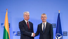 Gitanas Nausėda ir Jensas Stoltenbergas
