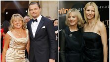 Leonardo DiCaprio ir Gwyneth Paltrow su mamomis