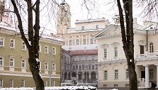 Renovuojami Vilniaus universiteto centriniai rūmai