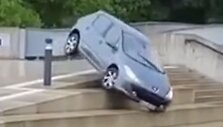 "Peugeot" vairuotojas ekstremalas Vokietijoje