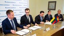 &bdquo;Lietuvos geležinkeliai&ldquo; penktadienį pasira&scaron;ė geležinkelio ruožo Klaipėda-Vilniaus elektrifikavimo sutartį