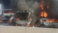 Autobuso ir automobilių avarija Egipte