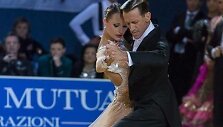 Edita Daniūtė su partneriu ant parketo