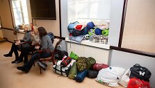 &Scaron;vietimo ministerijoje antrą naktį nakvoja mokytojai