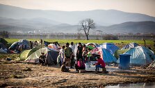 Idomeni pabėgėlių stovykla 