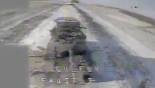 Ukrainiečiai susprogdino vieną i&scaron; savo amerikiečių tankų &bdquo;M-1 Abrams&ldquo;.