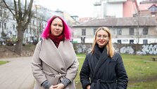 Au&scaron;ra Kaziliūnaitė ir Justina Zubaitė