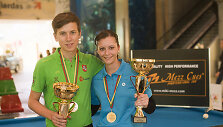 Pijus Labutis (Lietuva) ir Anna Prisjanzniuka (Latvija)