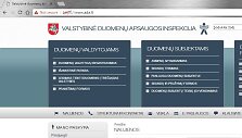 Valstybinės duomenų apsaugos inspekcijos svetainė