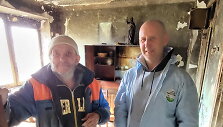 &bdquo;Veik&ldquo; fondo savanoriai Klaipėdoje, Sulupės gatvėje, i&scaron;kuopė senolio Stanislovo butą, paverstą sąvartynu