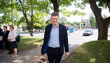 Remigijus &Scaron;ima&scaron;ius lankėsi naujose Žvėryno seniūnijos patalpose