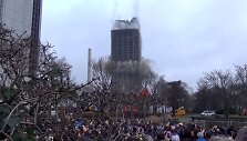 Frankfurte susprogdintas dangoraižis