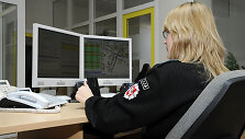 &Scaron;iuolaikinės policijos pajėgų valdymo sistemos pristatymas.
