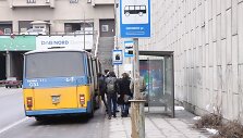 Autobusas stotelėje