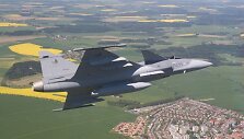 Čekijos karinių oro pajėgų naikintuvas &bdquo;Saab JAS-39 Gripen&ldquo;