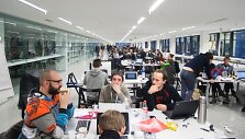 Aplikacijų dirbtuvių &bdquo;AppCamp&ldquo; akimirka
