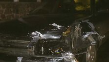 Per avariją buvo sudaužytas &bdquo;Audi A8&ldquo; priekis