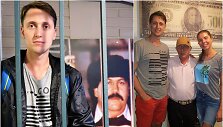 Gediminas ir Au&scaron;rinė Medeljine įsiamžino su P.Escobaro broliu Roberto jo įkurtame muziejuje