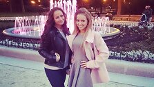Monika &Scaron;alčiūtė su seserimi Marija