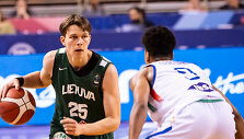 Europos jaunimo krep&scaron;inio čempionato finalas: Lietuva &ndash; Italija. Mantas Laurenčikas