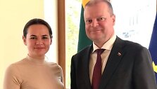  Sviatlana Cichanouskaja ir Saulius Skvernelis