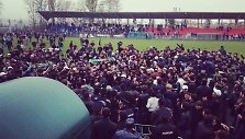 Futbolo riau&scaron;ės Nazranės stadione