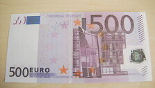 Suvenyrinis 500 eurų banknotas