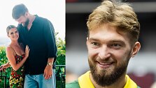 Domantas Sabonis su žmona Shashana Rosen