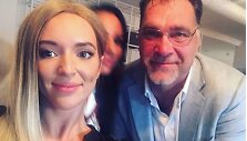 Monika &Scaron;alčiūtė ir Arvydas Sabonis