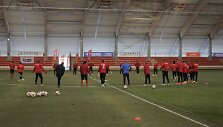 &bdquo;Sūduvos&ldquo; futbolininkai pirmojoje 2015 metų treniruotėje