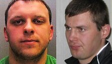 M.Mickevičius (kairėje) ir A.Ringaila (de&scaron;inėje) - ie&scaron;komi britų policijos.