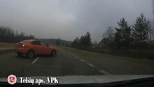Apsvaigęs vairuotojas bandė sprukti.