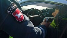 Kauno ir Panevėžio apskričių Kelių policijos bendras reidas