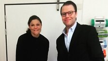 &Scaron;vedijos princesė Victoria su vyru Danieliu, dukra Estelle ir sūnumi Oscaru
