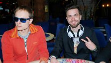 Martynas Račinskas (kairėje) ir Kęstutis &Scaron;ulcas / PokerNews LT nuotr.