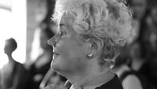 Virginija Balsevičiūtė-&Scaron;lekienė Vytauto Mačernio metams skirtame akademiniame vasaros seminare &bdquo;Literatūros salos&ldquo; (2021 m.).