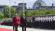 Angela Merkel ir Vladimiras Putinas
