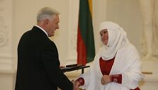 Veronika Povilionienė ir Valdas Adamkus